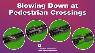 Pedestrians at Crosswalks: What’s Speed Got To Do With It?