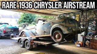 Barn Find Stories-Rare 1936 Chrysler Airstream Convertible