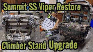 Summit Viper SS Hunt Stand Restore & Upgrade : Deluxe Straps, Surround seat Review