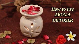 How to use Aroma Diffuser | All about Aroma oil candle diffuser | AROMA BURNER | AROMA DIFFUSER LAMP