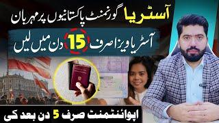 Austria Visit Visa for Pakistani | Austria Visa Appointment Pakistan