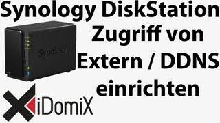 Synology DiskStation DDNS einrichten Zugriff von extern außen