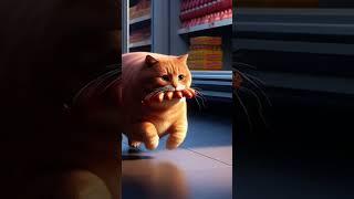 poor cat just wanted some food  #ai generated #whiskerTales #cat#story#foryoupage #sadstory #fyp
