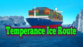 Raft Temperance Cargo Ship Ice Route