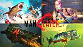 MANEATER - ALL BOSS FIGHTS (2020)