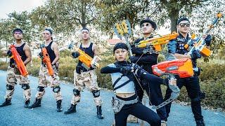 SEAL X Nerf War : SEAL X Warriors Used Nerf Guns Fight Criminal Group Dr Lee Man Suicide Squad