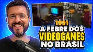 A Febre dos Videogames no Brasil | RetroGamer Brasil reage à matéria de 1991 do Globo Repórter