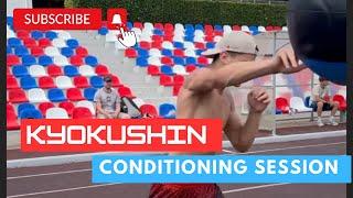 kyokushin karate conditioning training #karate #kyokushinkarate