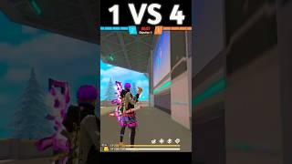 1vs4 destroyed in seconds  #shorts #short #shortvideo #trending #prasunffk #viral #1vs4