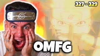 NARUTO's NINE TAIL TRANSFORMATION!! Naruto Shippuden Reaction: Ep. 327 - 329