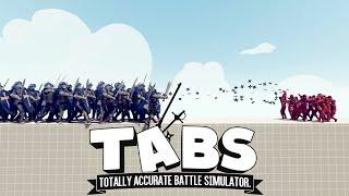 10 НИНДЗЯ VS АРМИЙ В 100 чел !! - Totally Accurate Battle Simulator (TABS/ТАБС)