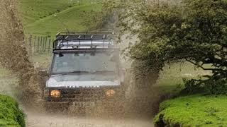 Green Laning in Land Rovers and a Mitsubishi in Ceiriog Valley, North Wales