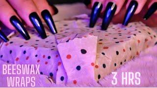 ASMR Unwrapping Beeswax Wrapps Compilation  Tapping & Scratching  No Talking