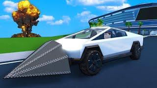 Crashing My Tesla Cybertruck in the NEW MEGA DERBY! (Roblox Car Crushers 2 Multiplayer)