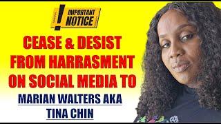 PUBLIC NOTICE TO TINA CHIN