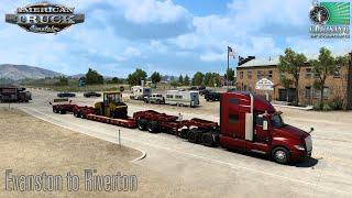 Evanston to Riverton - #CruisingWyoming - International LT - American Truck Simulator