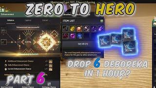 Deboreka Drop with Low Gear, Enhancement TET, Grind | Zero To Hero (Part 6) - Black Desert Online