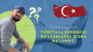 Turkiyada ish haqida mavzu | Туркияда иш хакида мавзу