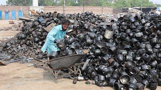 Amazing Process Of Old Compressors Recycling to Make Quality Iron Rods