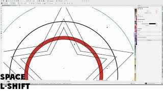Круги и звезды. Исключение и объединение. Корел - просто. Corel Draw от Деревяшкина