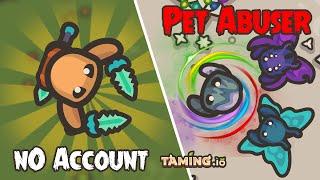 Taming.io No Account Players Vs Pet Abuser