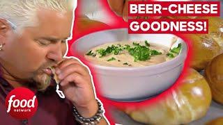 Guy Fieri Is OBSESSED With These Beer-Cheese Pretzels | Diners, Drive-Ins & Dives