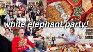 WHITE ELEPHANT PARTY! *absolute chaos* Vlogmas Day 14