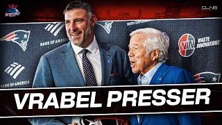 LIVE Patriots Daily: Reacting to Mike Vrabel’s introductory press conference