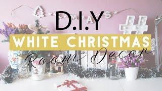 DIY White Christmas Room Decor | Hexzen