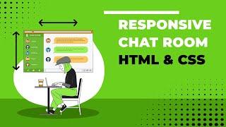 Responsive Chat Room - HTML & CSS