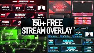 150+ FREE Stream Overlay PSD Templates 2020 | Free Download