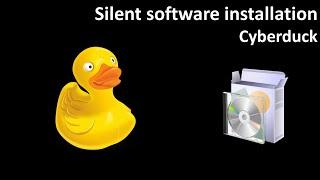 Silent software installation: Cyberduck