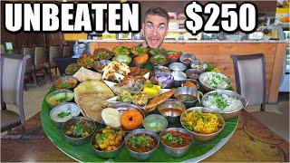 “IMPOSSIBLE” 56 ITEM BHOG THALI CHALLENGE! ($250)! INDIAN FOOD CHALLENGE