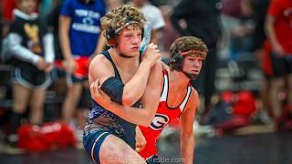 190 – Hayden Wheeler {G} of Yorkville Christian IL vs. Blake Salvino {R} of Glenbard East IL