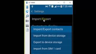 How to import the contacts in VCF file to Android phone