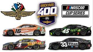 NASCAR Cup Series Paint Scheme Preview for the Brickyard 400 at Indianapolis