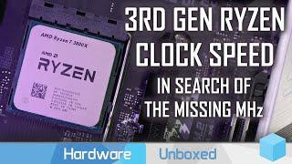 AMD 3rd Gen Ryzen Boost Clock Investigation