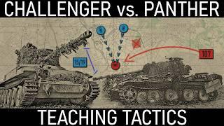 Challenger vs. Panther: Britain's Forgotten Tank-Destroyer in Action - Teaching Tactics