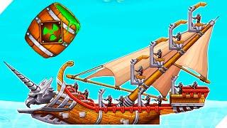 80 ДНЕЙ С ПИРАТАМИ! - Катапульта Атака пиратов. The CatapultClash With Pirates Игры для андроид