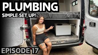 BUDGET VAN CONVERSION - EASIEST PLUMBING FOR OFF-GRID CAMPER
