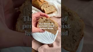 Perfectly moist banana bread #shorts #recipe #baking #food