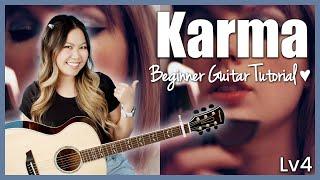 Karma  Taylor Swift EASY Guitar Tutorial Beginner Lesson | Chords, Strumming & Play-Along 