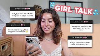 answering TMI QUESTIONS you're too scared to ask your mom | GIRL TALK