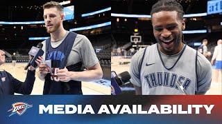 Shootaround Media Availability + One on One w/ Isaiah Hartenstein | February 28, 2025 | OKC Thunder