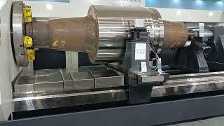Heavy Lathe CNC Machines for big Dia and rolling mill #machine #automobile