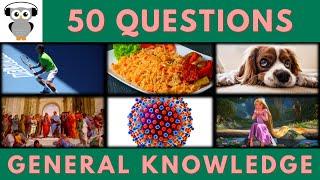 General Knowledge Quiz Trivia | 50 Questions | Do You Know | Pub Quiz #quiz