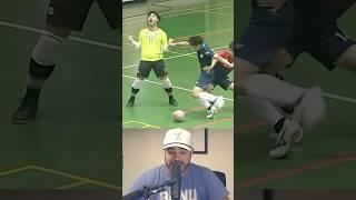 Goalie celebrates too early and makes a fool out of himself, a breakdown #sports #futsal #fail