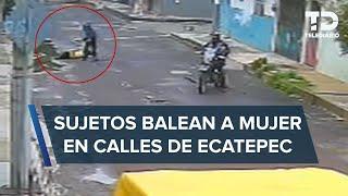 Mujer es baleada por su vecino en Ecatepec; sujeto atropelló al esposo de la víctima previamente