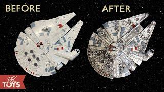 How to weather any toy or model quick and easy - Millennium Falcon Weathering - by DR Toys