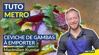 CEVICHE DE GAMBAS A EMPORTER x Maximilien Kuzniar